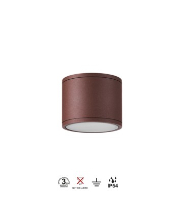 KANDANCHU * FOCO SUPERFICIE IP54 1L*GU10 CORTEN